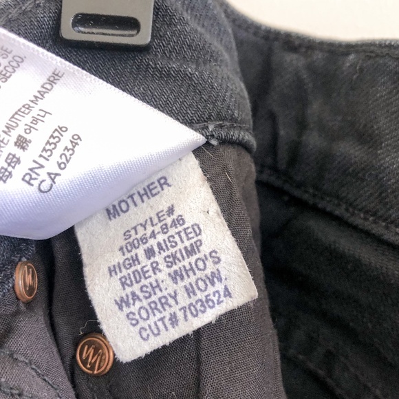 Mother The High Waisted Rider Skimp in Who's Sorry Now 25 NWOT - Picture 12 of 13